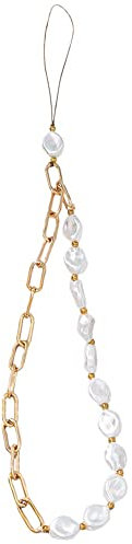 VICZON Compatible Avec Bijoux de Telephone Pendentif Téléphone, Bohème Anti-perte Chaîne de Téléphone Portable Ceinture de Téléphone Bijoux Téléphone Portable en Perles Coquille pour Femmes