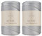 Sensy Lot de 2 écheveaux de corde en polyester 100 % polypropylène de qualité supérieure 5 mm pour crochet, crochet, crochet, cadeau pour tricot (argenté)