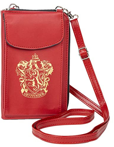 Harry Potter Umhängetasche für Geld und Handy Geldbeutel Handytasche Gryffindor Slytherin Slytherin (GRYFFINDOR)