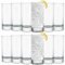 12 Pcs Highball Drinking Glasses, 7 oz Lead-Free Water Glasses Clear Glassware Sets Tall Drink Glasses for Mojito Juice Milk and Mixed Drinks, Bar Cocktail Glass Cups