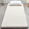 XDone Bodenmatratze, Einzelbett, verdickt, 5 cm, weiche Futon-Matratze, japanische Tatami-Matte, tragbare aufrollbare Matratze, faltbare Schlafunterlage für Zuhause, Camping, Couch (cremefarben, 90 x