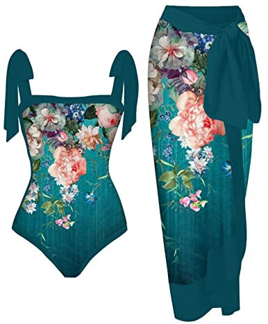 Women's Swimsuit White lace Skirt Thong Bikini Womens Swimming Cap 3/4 Sleeve Swimwear Women Tummy Control with Shorts Silver Dress Knickers for Women Sarongs for XL Ladies Swimming Costumes