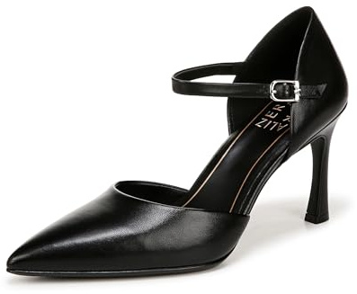 Naturalizer Women's Amber Ankle-Strap, Schwarzes Leder, 8 UK Wide