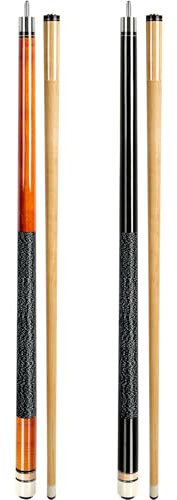 AKLOT Pool Queue, Pool Queues 58 Queue Sticks Pool Cue Erwachsene Kanadischer Ahornholz Queue Stick Pool Cues für Professionelle Billardspieler 20 21 oz