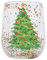 Richaa Weihnachtstasse Weihnachtsgeschenke Latte Macchiato Gläser Doppelwandige Gläser Cappuccino Tassen Kaffeetassen Christmas Mug Weihnachtsbecher Weihnachtsgläser Geschenk Weihnachten 380ml