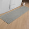 chakme Badezimmerteppich 43 x 150 cm rutschfeste Badematte mit Gummi Rückseite Badteppich rutschfest waschbar Badvorleger Bad Teppich Badezimmer Duschvorleger Grau