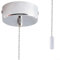Light Pull Cord Switch, Elegant Pull Cord Light Switch With 200Cm Chain For Bathroom Ceiling Light,Top-Mount Design Suitable For Various Settings(Chrome)
