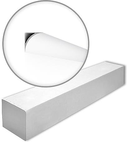 NE4 PURE NOMASTYL Deckenleiste - 10 Stk. (20 m) - 100 x 100 x 2000 mm - NOËL & MARQUET - eine Marke von NMC - Extrudiertes Polystyrol