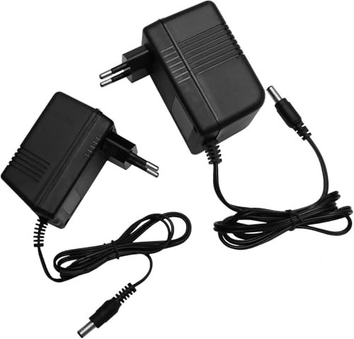 AC - AC 9V Steckernetzteil 5,5mm Hohlstecker Wechselspannung Netzteil Trafo (Ampere: 1A) (9V/500mA)