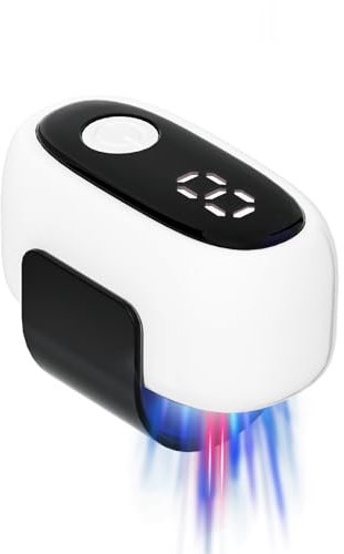 3.0 Nagelpil Lasergerä【Upgrade 3 * 470nm Blau & 1 * 905nm Infrarotlicht 】【Effizientes Timing - Intelligente Zeitsteuerung 7 Minuten】Finger/Fuß Universal Nagelpilz Lasergerät Testsieger Lichttherapie