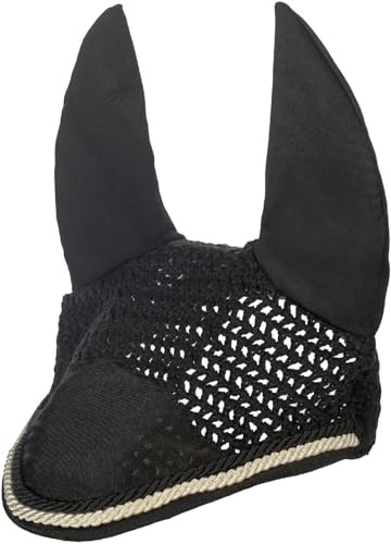 HKM Essentials Ear Bonnet Black Cob