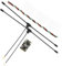 Uxsjakjsd Receptor Bandit BR3 ELRS de 915 MHz ExpressLRS RX, 500 MW CRSF, TCXO Integrado para Dron de Carreras FPV Freestyle de Alcance.