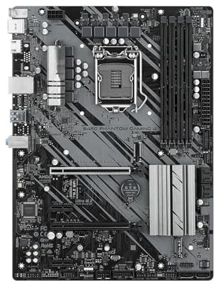Scheda Madre Carte mère Fit for ASROCK B460 Phantom Gaming 4 LGA 1200 for processeurs i9-10900K, i7-10700, i5-10400F, i3-10100, DDR4 2933 MHz, SATA3, ATX