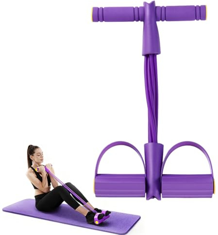 YOFDAL Fascia di Resistenza Fitness, Corda Elastica a 6 Tubi