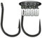 Gardner Covert Dark Chod Barbless Size 4 - Carp Fishing Hook
