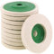 CviAn Wool Buffing Wheels Set, 10pcs Wear-Resistant Angle Grinder Wheels, 4 Diameter, Fine Polishing/Waxing for Glass, Metal, Car, Wood, Marble, Stainless Steel Crafts
