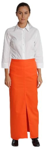 CG Workwear Milano - Schlitzschürze - orange 100 X 100 cm
