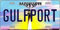TNND Gulfport Mississippi Neuheit Metall Nummernschild Schild 15,2 x 30,5 cm