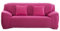 YAOTT Elastischer Weich Sofabezug Schonbezug All-Inclusive Rutschfester Stretch Spandex Sesselbezug, Klassische Einfarbige Antirutsch Sofahusse Für 1 2 3 4 Sitzer Rose 4 Sitzer 235-300cm