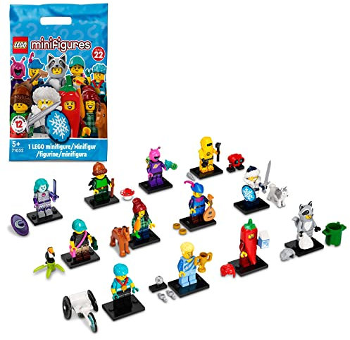 LEGO 71032 Minifigures Minifiguren Serie 22, 1 von 12 Sammelfiguren, Sammlerstücke, Geschenkideen für Kinder ab 5 Jahren, Kinderspielzeug (1 Stück - Stil per Zufall ausgewählt)