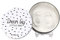 Baby Art Magic Box White and Black Scatola Rotonda in Metallo con Kit Pasta Modellabile, kit impronta mani e piedi neonato, regalo nascita o bomboniera battesimo