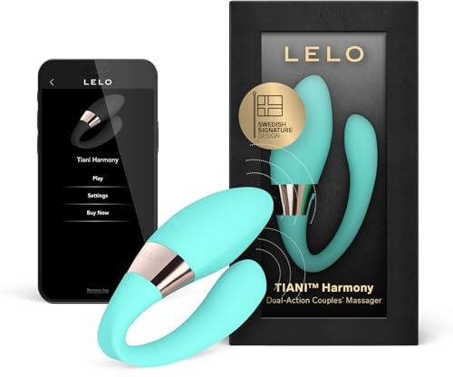 LELO TIANI Harmony - App-Controlled Couples Vibrator, 10 Settings, Aqua