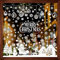 Bblike Adesivi per finestre di Natale 8 fogli window sticker decor fiocchi di neve fiocchi di neve immagini per porte, vetrine, frontali in vetro, decorazione natalizia riutilizzabile