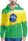 YuanDiann Qatar Football World Cup Pullover Hooded Fans Cheer On Sport Training Mens Womens Printing Hoodie Jumper Sweater With Pockets Stretch Casual Sweatshirts Loose Fit Top Brazil 2# 5XL