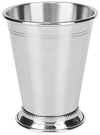 Ozgkee Julep Cup, Vintage Mint Julep Cocktail Cup Metal Cup Tasses à Boire en Acier Inoxydable incassables Verres à Shot Verres à Margarita pour la fête du Bar à la Maison, 400 ML