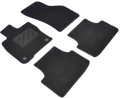 WALSER Comfort Auto Teppiche für Seat Leon 2019-Heute, Seat Leon Sportstourer 2020-Heute, 100% passgenaue Auto Fußmatten Made in Europe, Fußmatte Auto, Autoteppich Auto, Fussmatten Auto