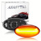 Asasytal Blinker Seitenblinker, 12v Seitenblinkleuchten Set, Kotflügel-Blinker mit E9 Zulassung Orange Ultra Heller für 107 108 206 301 307 407 607 Expert C1 C2 C3 C4 C5 Xsara Jumpy Berlingo, 2 Lampen