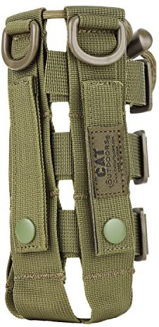 CAT Outdoors MOLLE Wasserflaschenhalter, 1,2 l, taktische MOLLE-Wasserflaschen-Tasche für Rucksackgurt, Tasche, Gürtelclip/Schlaufe, MOLLE-Holster/Trägerbefestigung für Nalgene Wasserflaschen, OD,
