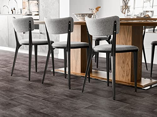 PVC Bodenbelag Vinylboden in eleganter Fliesen Optik, Zuschnitt (4m breit, 3m lang)