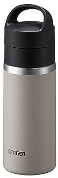 Bouteille isotherme Tiger MKB-T 360 mL New Bubble, pour boissons gazeuses, valve de sécutité, sans BPA, conservation froid 24h et chaud 12h, conçue au Japon, couleur aigrette blanche