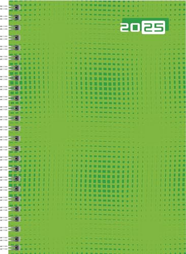 rido/idé Buchkalender Mod. futura 2 2025 | A5, Papier, grün