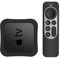 TV-Box-Hülle / Fernbedienungshülle kompatibel mit Apple TV 4K Siri Remote 2nd Generation 2021, glänzende Schutzhülle für Apple TV 4K/HD Siri Fernbedienung (schwarz)