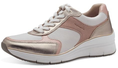 Tamaris Damen Klassische Ballerinas, Frauen Flats,Comfort Lining,TOUCHit-Fußbett,Slip-ons,klassisch elegant,Ballerinen,Rose Comb,36 EU