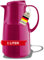 MARKUTEC Concord Flat Push Thermoskanne 1 Liter – Pink – Einfache Einhandbedienung – Vielseitig Einsetzbar – Ideal für Tee & Kaffee