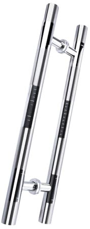 Poignée De Porte De Douche, Poignée De Porte De Grange En Acier Inoxydable Trou À Trou, Poignée De Porte Coulissante L-60/80 Cm, For Poignée De Porte De Salle De Douche Et De Bureau(Pitch-60cm)