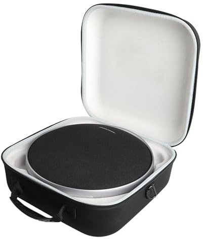 Hzycwgone Case for Harman Kardon Onyx Studio 9,Hard EVA Carrying Case Cover Storage Bag w/Shoulder Strap for Harman Kardon Onyx Studio 9 - Portable Stereo Bluetooth Home Speaker and Cable,Black+Gray