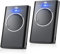 Effdrdfs Telecomando Cancello 2 Pezzi, Telecomando Porta Garage, Telecomando per Cancelli 868MHz, Compatibile con Telecomandi XT2 868 SLH LR, XT4 868 SLH LR, 2 Canali, Nero