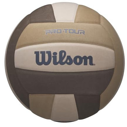 WILSON Pro Tour Volleyball - Official Size, Brown/Tan/Beige