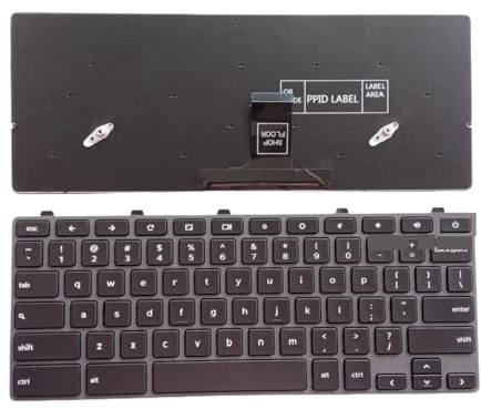 LFGOZSD Sprachtastatur für Chromebook 11 3100 5190 2-in-1 00D2DT 0OD2DT 0FMDPJ(US Switch)