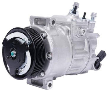 OVBNMO Compresseur de climatisation et embrayage de climatisation compatible avec Audi A3 / VW Golf Passat Eos TT 2.0L 1K0 820 859 60-02038NA Refroidissement rapide, faible bruit, installation facile