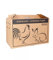 Breker Tragekarton groß für Hühner, Enten, Gänse, Kaninchen - Large - Braun - Modern - Pappe - Tiertransportbox - Transport - Luft- und Straßenverkehr, Tierarztbesuche