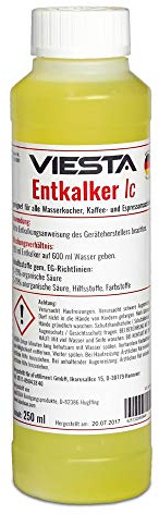 VIESTA® Entkalker IC 250 ml – Kalklöser für Kaffeevollautomaten & Kaffeemaschinen – Amidosulfonsäure, schnell & rückstandsfrei