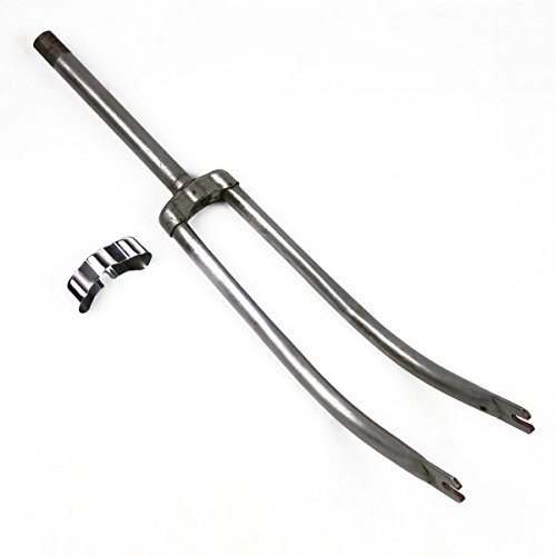 OldNewBikes Fourche Type Phillips en Acier pour vélo Classique avec Roue de 28 et Cadre de 24, Non Peinte