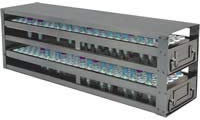 Argos Technologies RDLT062A Upright Freezer Drawer Rack for 4-7 ml Blood Sample Tube, 2 Drawer, Holds 230 Tube, 22 Length, 9 Height, 5 1/2 Width