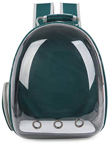 Zaino per cani e gatti, con capsula di spazio trasparente, da viaggio, approvato dalla compagnia aerea per escursioni, passeggiate all'aperto, Lyndee