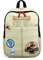 Half Moon Bay Backpack, Jurassic Park Ranger-Mochila Media Luna Bahía, Blanco, 42 x 30.5 x 10 cm